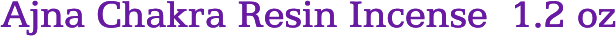Ajna Chakra Resin Incense 1.2 oz
